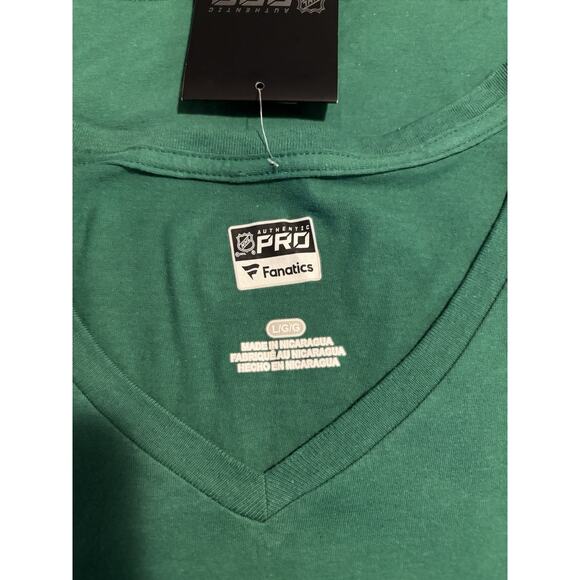 NWT NHL Dallas Star's Hockey Team Women's Short Sleeve Shirt Size L - Picture 4 of 9